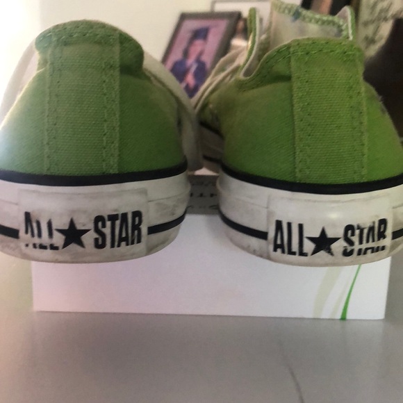 green converse all star low